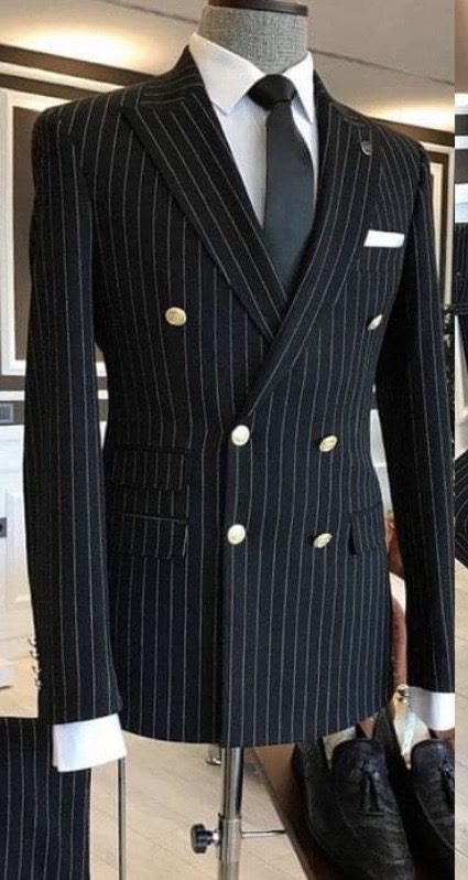 John Vaal Premium Double-Breasted Suit  Executive Collection
